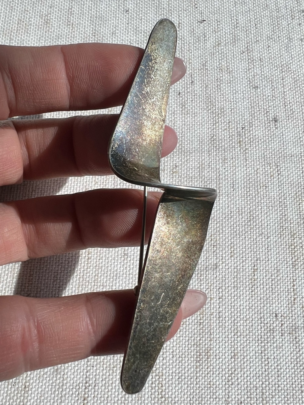 Vintage Sterling silver brooch pin